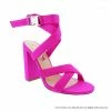 LILIANA BETA-9 Women's Ankle Strap Block Heels
