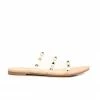 LILIANA AURORA-272 Women's Fashionable Studded Flat Sandals