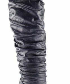 NATURE BREEZE DOTTY-03 Women's Pointed Toe Heels Thigh High Boots