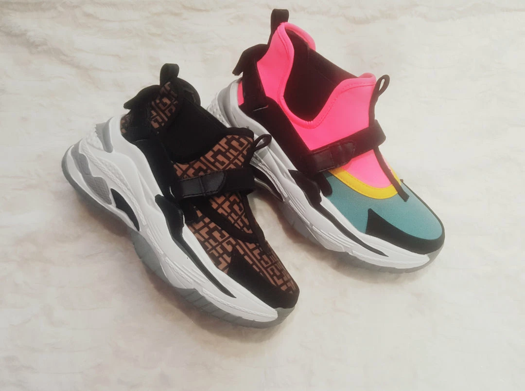 CAPE ROBBIN MANIAC - Wedge Heel Sneakers Women's Shoes