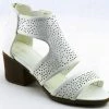 NATURE BREEZE ADDIE-01 Women's Block Back Zipper Heels