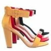 BAMBOO FRENZY-60S - Women's Ankle Strap High Block Heels