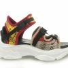 CAPE ROBBIN ALERT Women's Walking Platform Snake Print Sneaker's Sandals