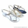 VIGO FIORE FEI-1 Rhinestone Women's Flat Sandals