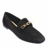 BAMBOO APPROACH-02 Penny Loafer Horsebit Gold Chain Almond Toe Women Shoes