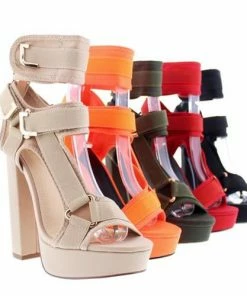 LILIANA GLAMROCK Women's Block Heels