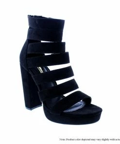 LILIANA CARDI-16 Women's Cutout Block Heels