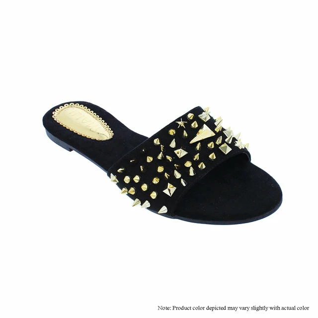 LILIANA CARNIVAL-12 Flat Studded Women's Sandals