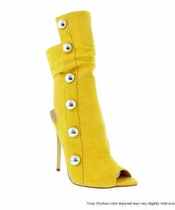 LILIANA DARCEY-2 Winter Silver Studded Women's Booties