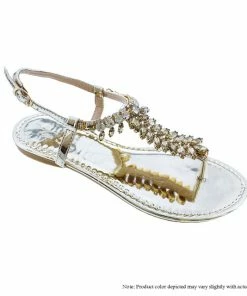 VIGO FIORE FEI-1 Rhinestone Women's Flat Sandals