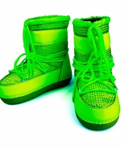 CAPE ROBBIN FREEZE- Women's Ankle High Snow Rhinestones Boots