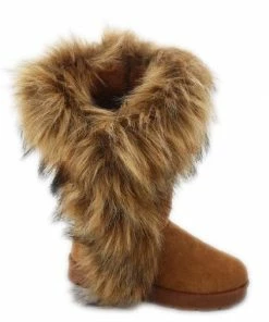 BAMBOO FROZEN-11 Women's Winter Ankle Fur Cuffy Boots
