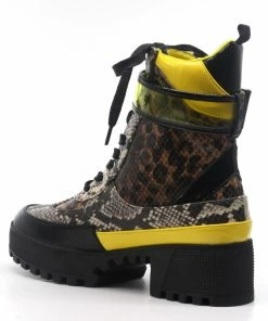 CAPE ROBBIN FUTURE WAVE Women's Lace Up Ankle Booties