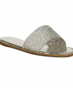 PAZZLE GIA-05 Women's Rhinestoe Flat Sandals