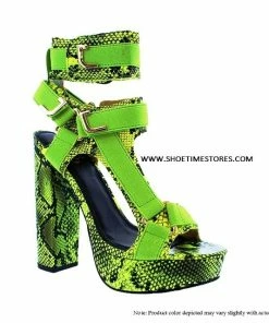 MISS L BY LILIANA GLAMROCK-3 Women's Block Chunky High Heels