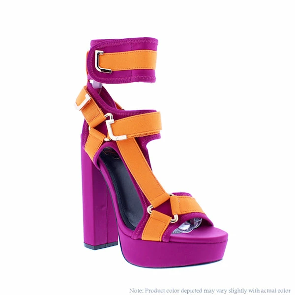 LILIANA GLAMROCK Women's Block Heels