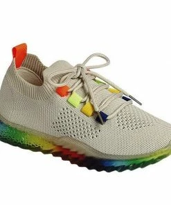 LA SHEELAH GABBY-68 Women Rainbow Sole Sneaker's Shoes
