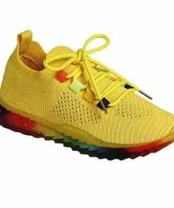 LA SHEELAH GABBY-68 Women Rainbow Sole Sneaker's Shoes