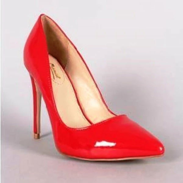 ANNE MICHELLE HIBISCUS-01S - Women's Plain Pointy Toe Dress Heel Pump