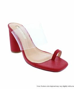 LILIANA Heels MARISSA-1 - Transparent High Heel Lady Sandals