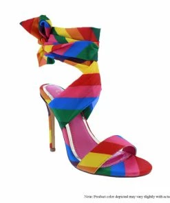 LILIANA NIKIA-191 Stylish Crossed Strap Stilettos High Heels