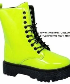 WILD DIVA RANI-04B - Women's Lace Up Platform Combat Boots