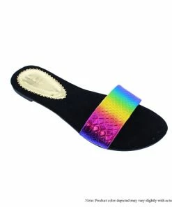 LILIANA REY-1 - Flat Slide Sandals Women's