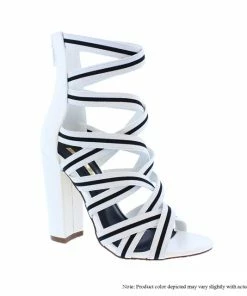 LILIANA SAGE-131 - Sparkly Sandal Heels