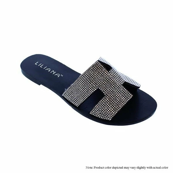 LILIANA SAMAN-3A -Rhinestone Sandals