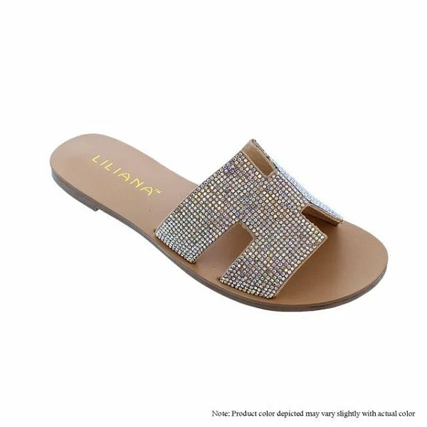 LILIANA SAMAN-3A -Rhinestone Sandals