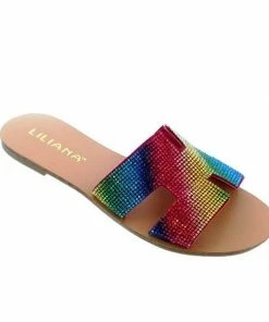 LILIANA SAMAN-3A -Rhinestone Sandals