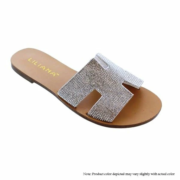 LILIANA SAMAN-3A -Rhinestone Sandals