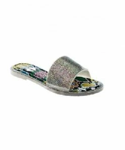 BAMBOO SHARE-01 - Beautiful Jelly Rhinestone Sandals