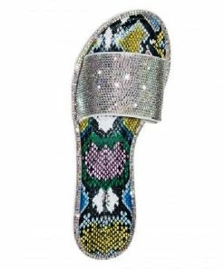 BAMBOO SHARE-01 - Beautiful Jelly Rhinestone Sandals