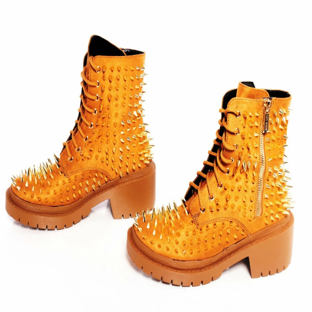 CAPE ROBBIN TRIS - Cheap Studded Bootie Women's Boots