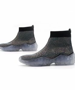 CAPE ROBBIN TRUDA - Crystal Platform Sneakers Women