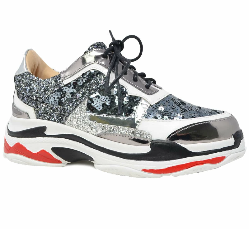 CHASE & CHLOE TRACK-1 - Women's Fashion Platform Sneakers Shoes