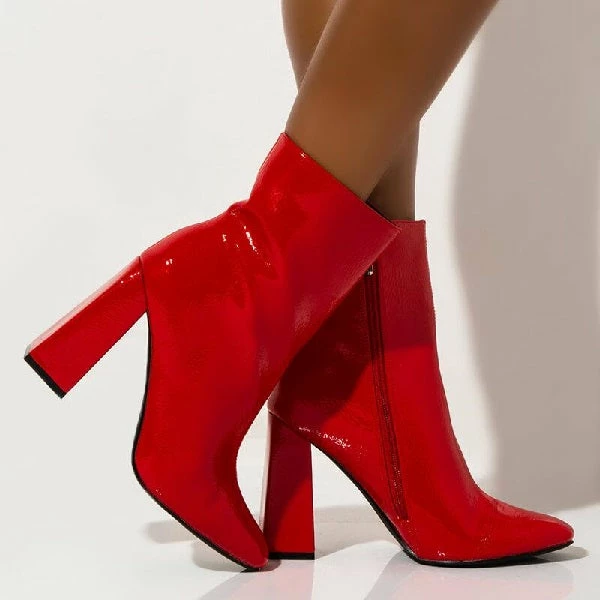 CAPE ROBBIN VICTORY-M - Chunky Heel Ankle Booties