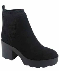 BAMBOO VISTA-01 - Chunky Heel Platform Booties