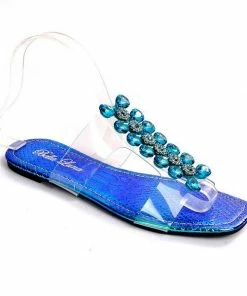 BELLA LUNA VIVI-03 - Women's Clear Band Slipper Sandals