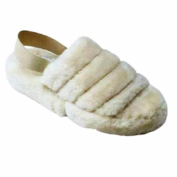 STY NO. 8788-03 Sandals WARMNESS-02 Women's Fluff Slide Slipper - Comfortable Sandal