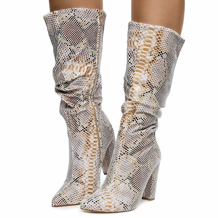 LILIANA HARIOT-1 Women's Knee High Block Heel Boots