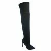 ANNE MICHELLE HIBISCUS-42 - Thigh High Over The Knee Stiletto Heel Boots