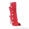 LILIANA DARCEY-2 Winter Silver Studded Women's Booties