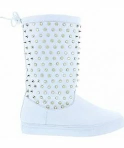 LILIANA CHIC-56 Women's Knee High Studded Boots