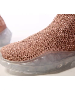 CAPE ROBBIN TRUDA - Crystal Platform Sneakers Women